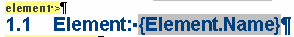 ElementRTFHeading